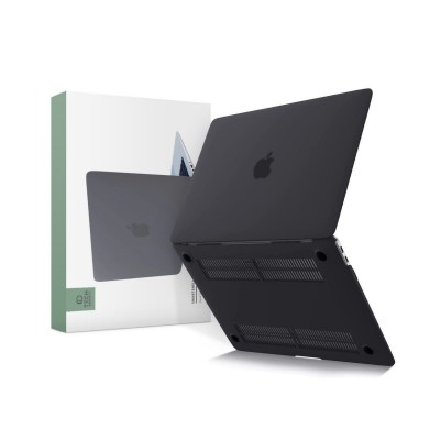 Carcasa Laptop Tech-protect Smartshell Compatibila Cu Macbook Air 13 Inch 2018-2020, Negru Matte